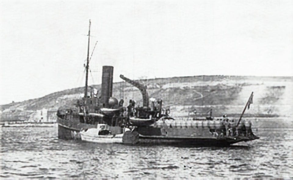 nusret turkisk minutlaggare dardanellerna forsta varldskriget Turkisk minutläggare inför slaget om Dardanellerna. Första världskriget.